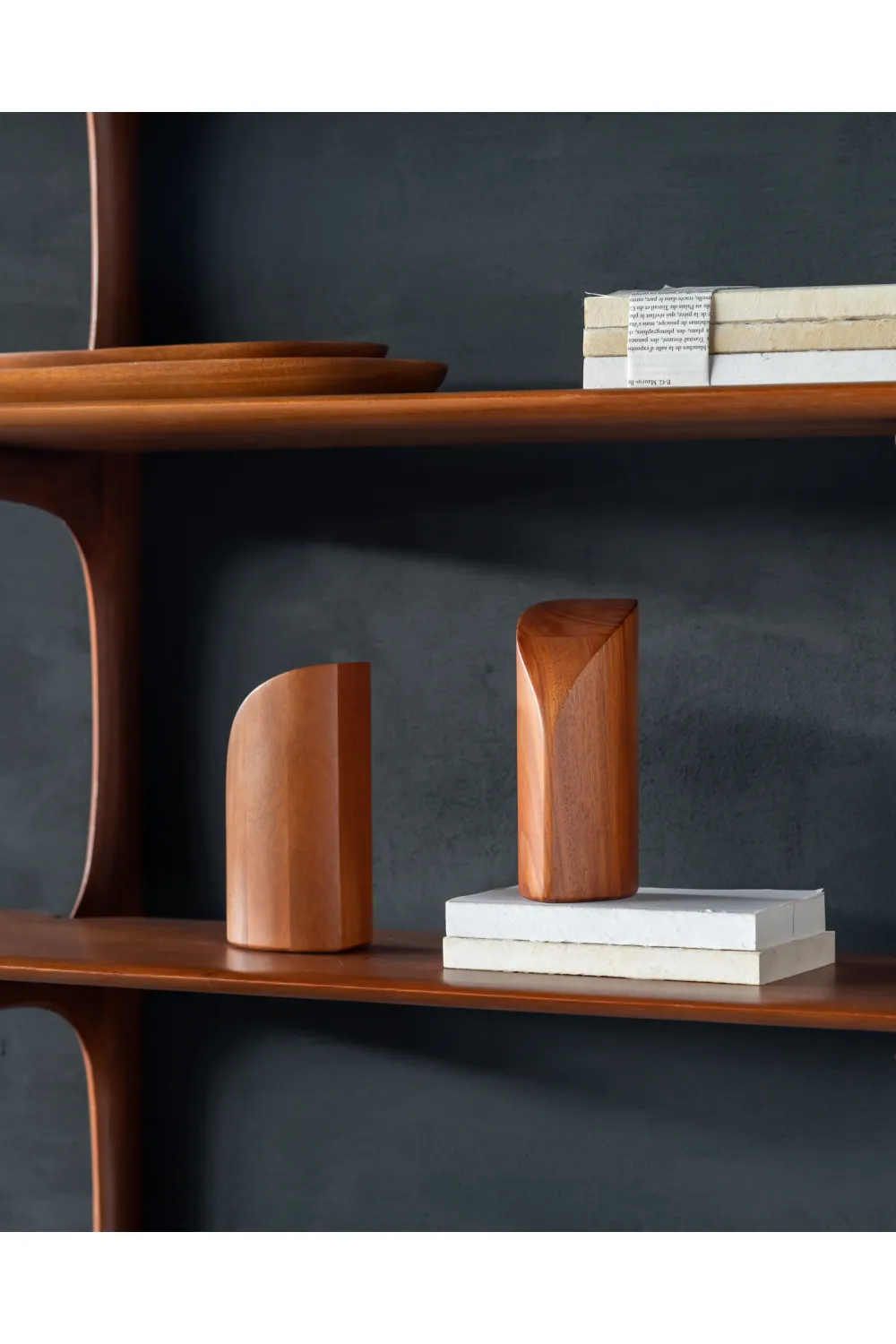 Modern Minimalist Book Ends (2) | Ethnicraft PI