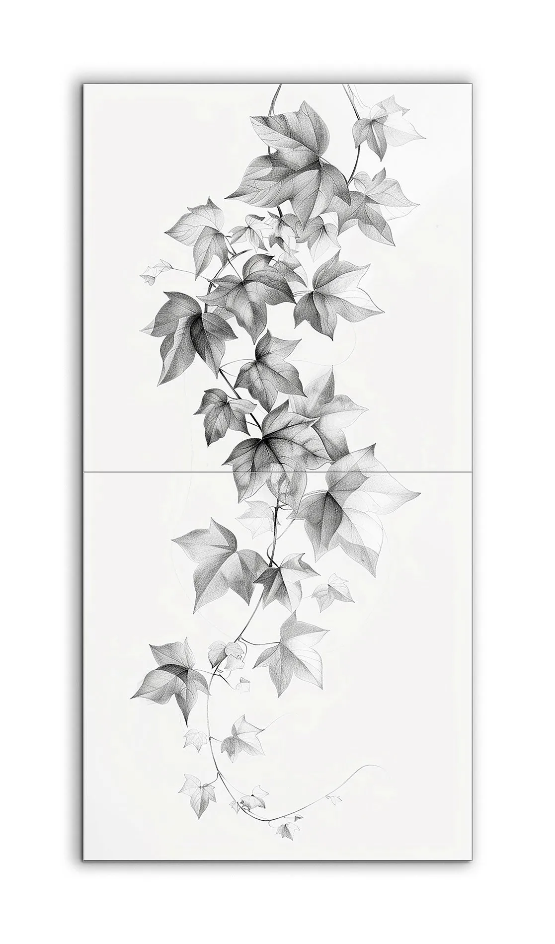 Monochrome Ivy Elegance