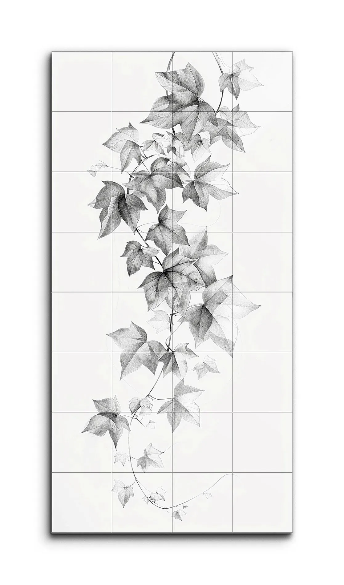 Monochrome Ivy Elegance