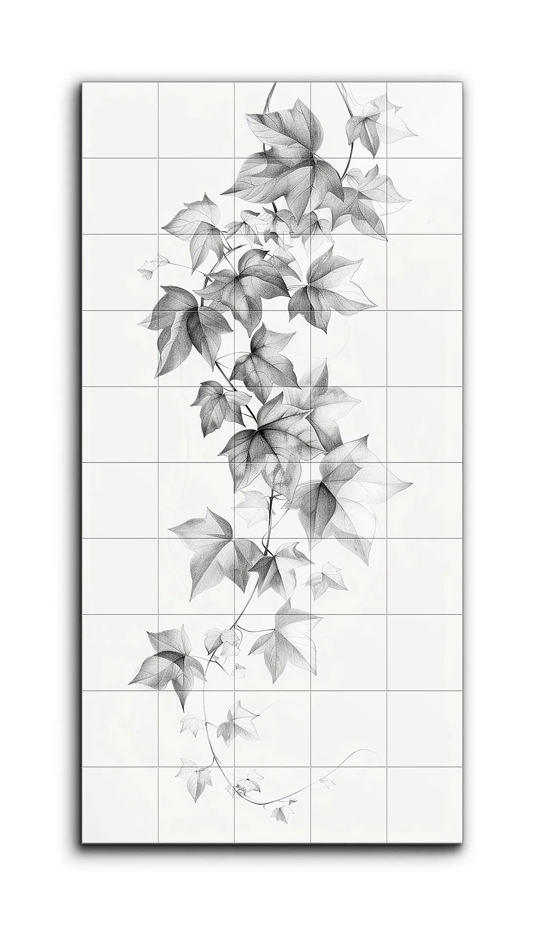 Monochrome Ivy Elegance