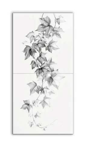 Monochrome Ivy Elegance