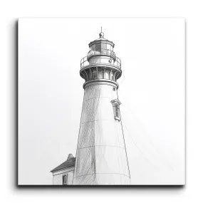 Monochrome Lighthouse Elegance