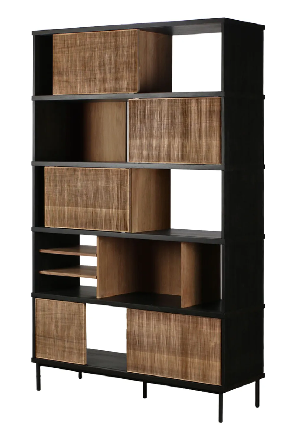 Natural Teak Book Rack | Ethnicraft Oscar