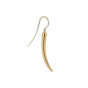 No.1 Single Small Earring - Yellow Gold Vermeil