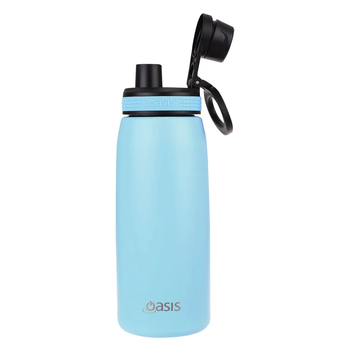 Oasis Stainless Steel Double Wall Insulated Sports Bottle Screw Cap 780ml - Island Blue