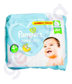 PAMPERS JUMBO PACK- 10-15 KG - 76 PCS