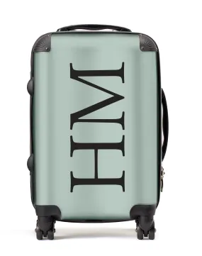 Personalised Suitcase | Sage Monogram