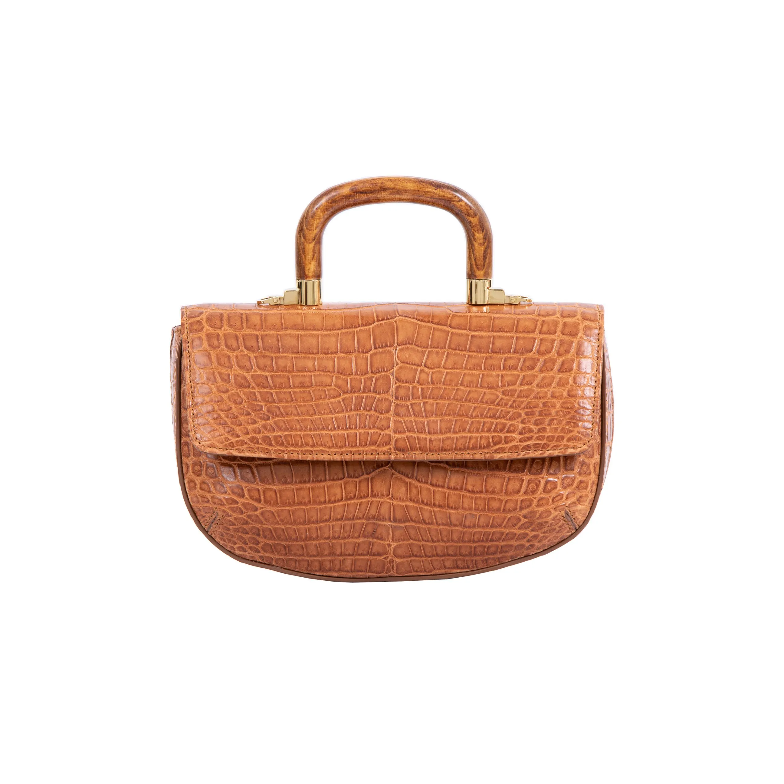 Picco in Cognac Crocodile by Cape Cobra