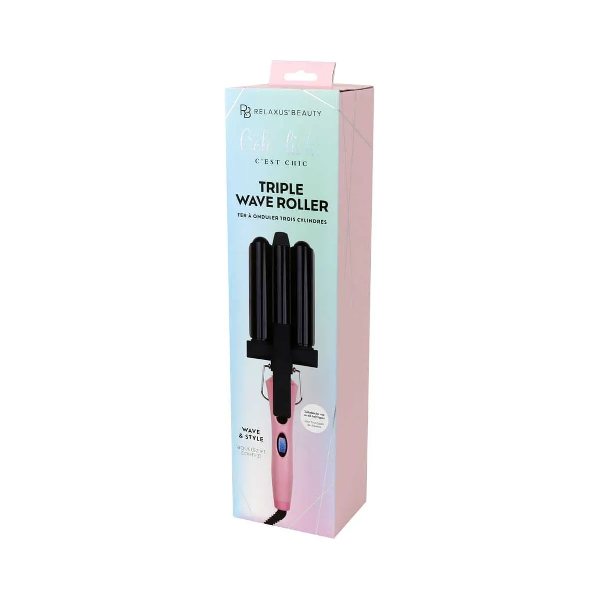 Pink Blush Triple Wave Roller