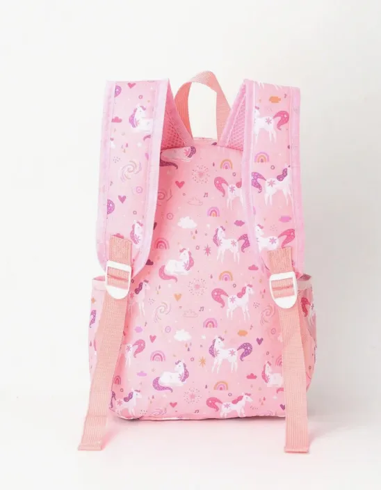 Pink Unicorn Backpack with Adjustable Straps