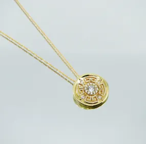 Revive Your Inner Kingdom Large Pendant Necklace Gold