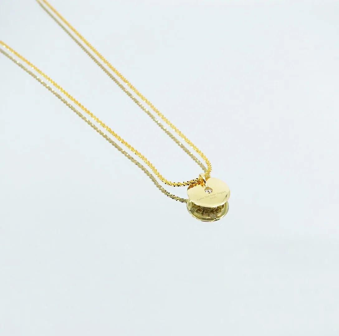 Revive Your Inner Kingdom Small Pendant Necklace Gold