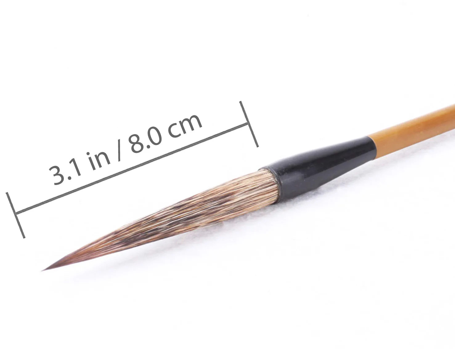 SHORTY THE BADGER l Sumi and Calligraphy Hard-Tip Fineline Brush