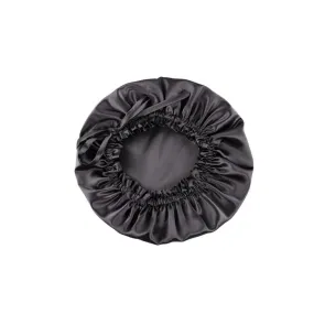 Silk hair cap - Double side - adjustable - Dark Grey
