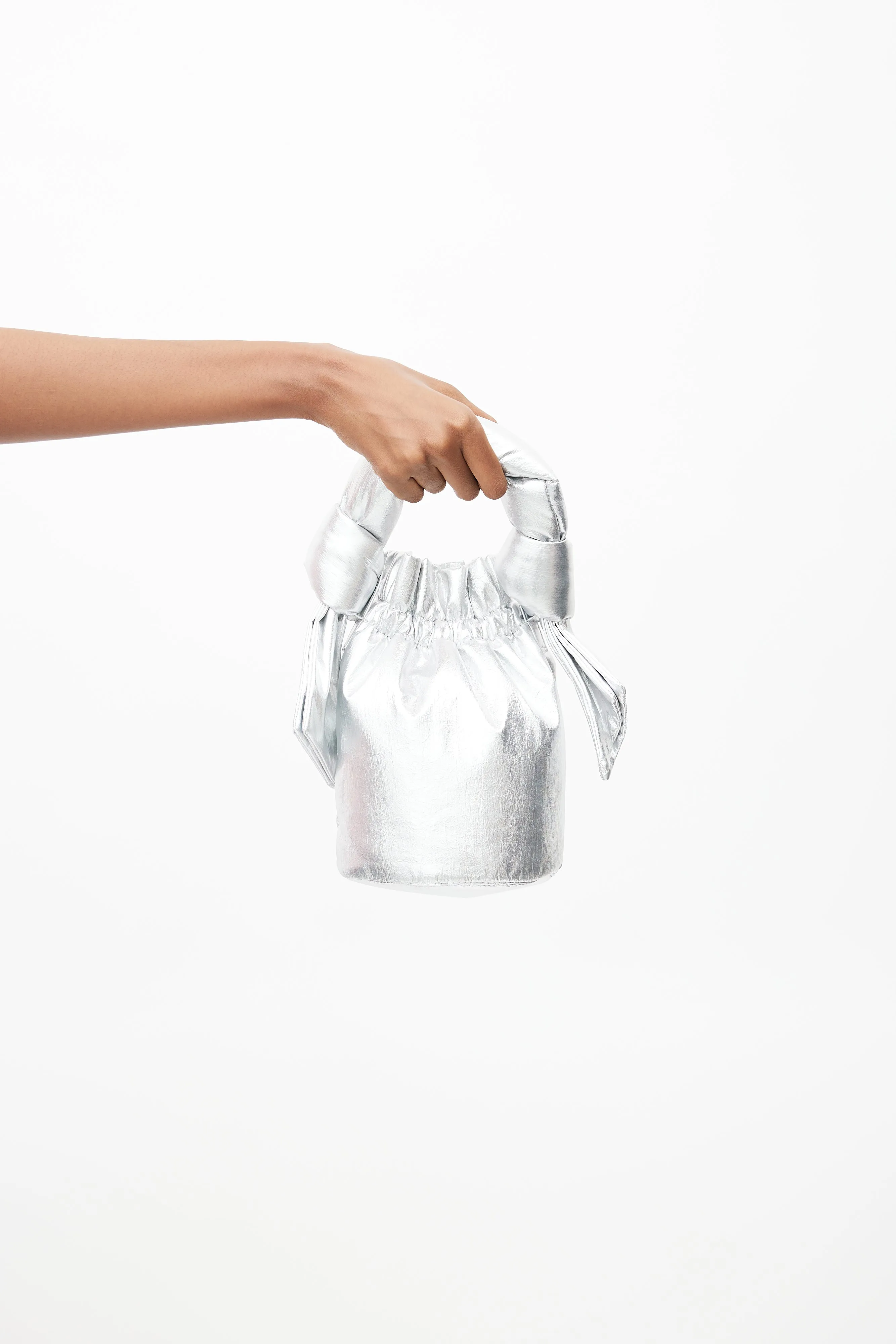 Silver Lamé Occassion Bag
