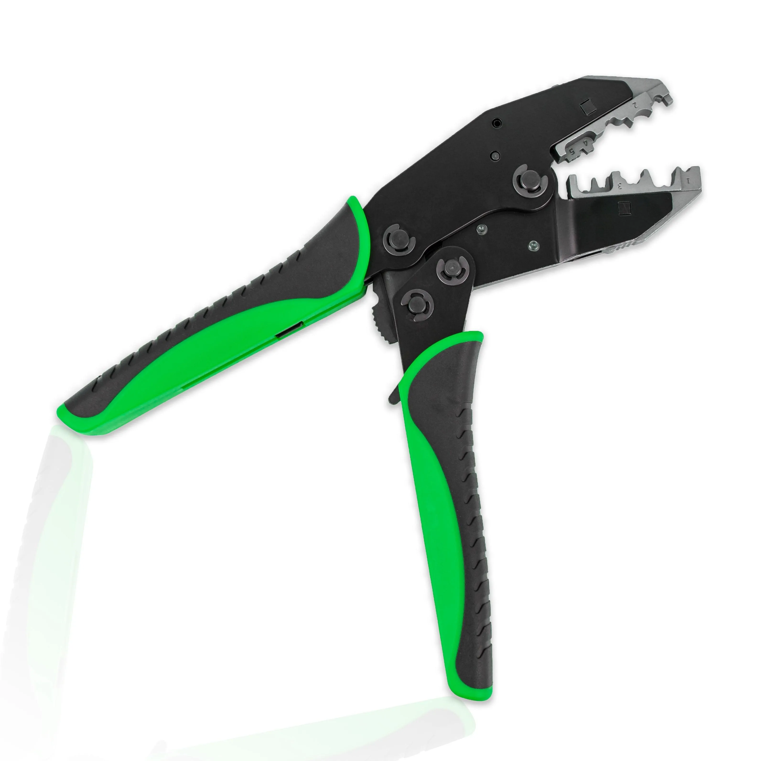 TOOLGUY REPUBLIC Ratcheting Spark Plug Connector Crimper AWG 17