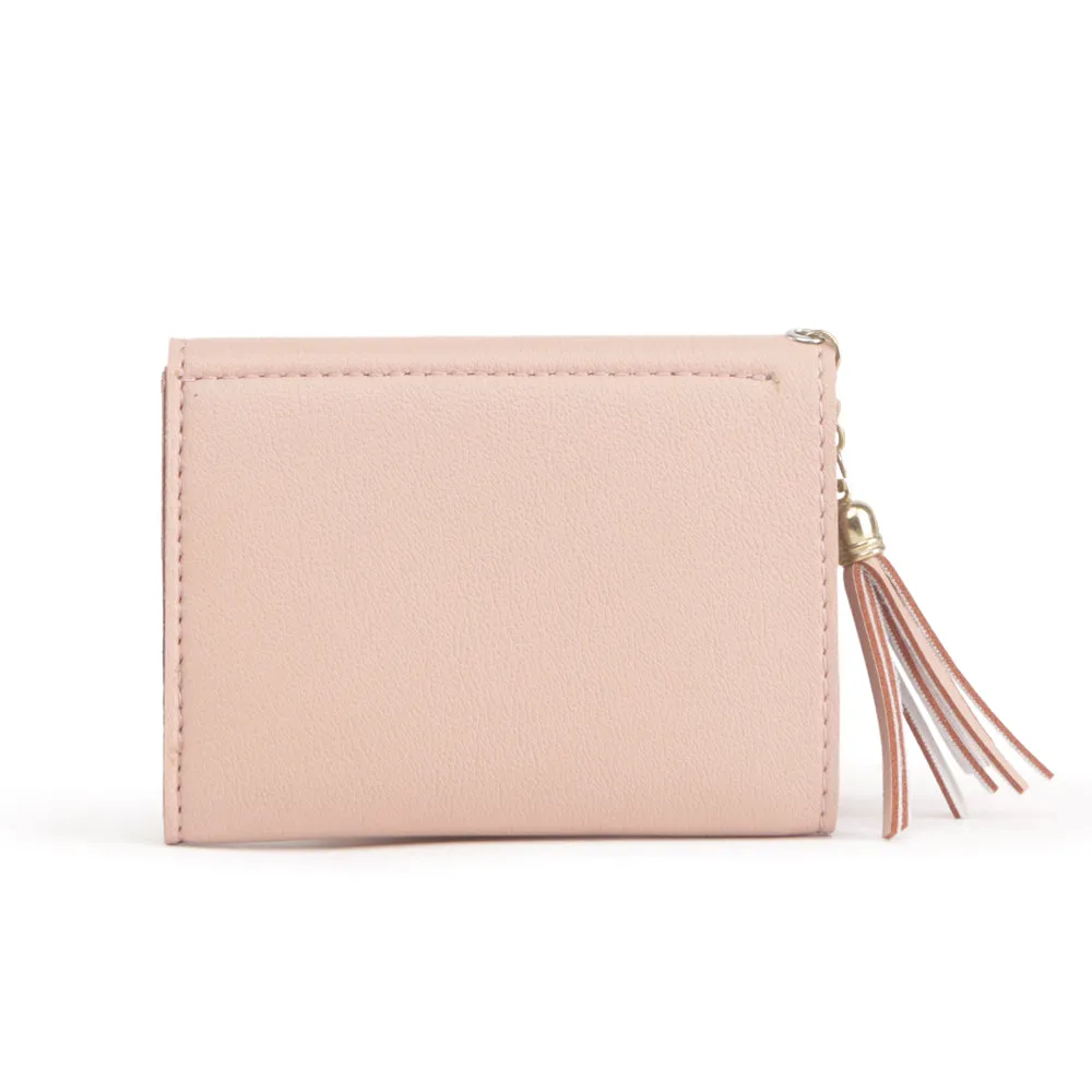 Trendy Light Pink Wallet Perfect For Women & Girls