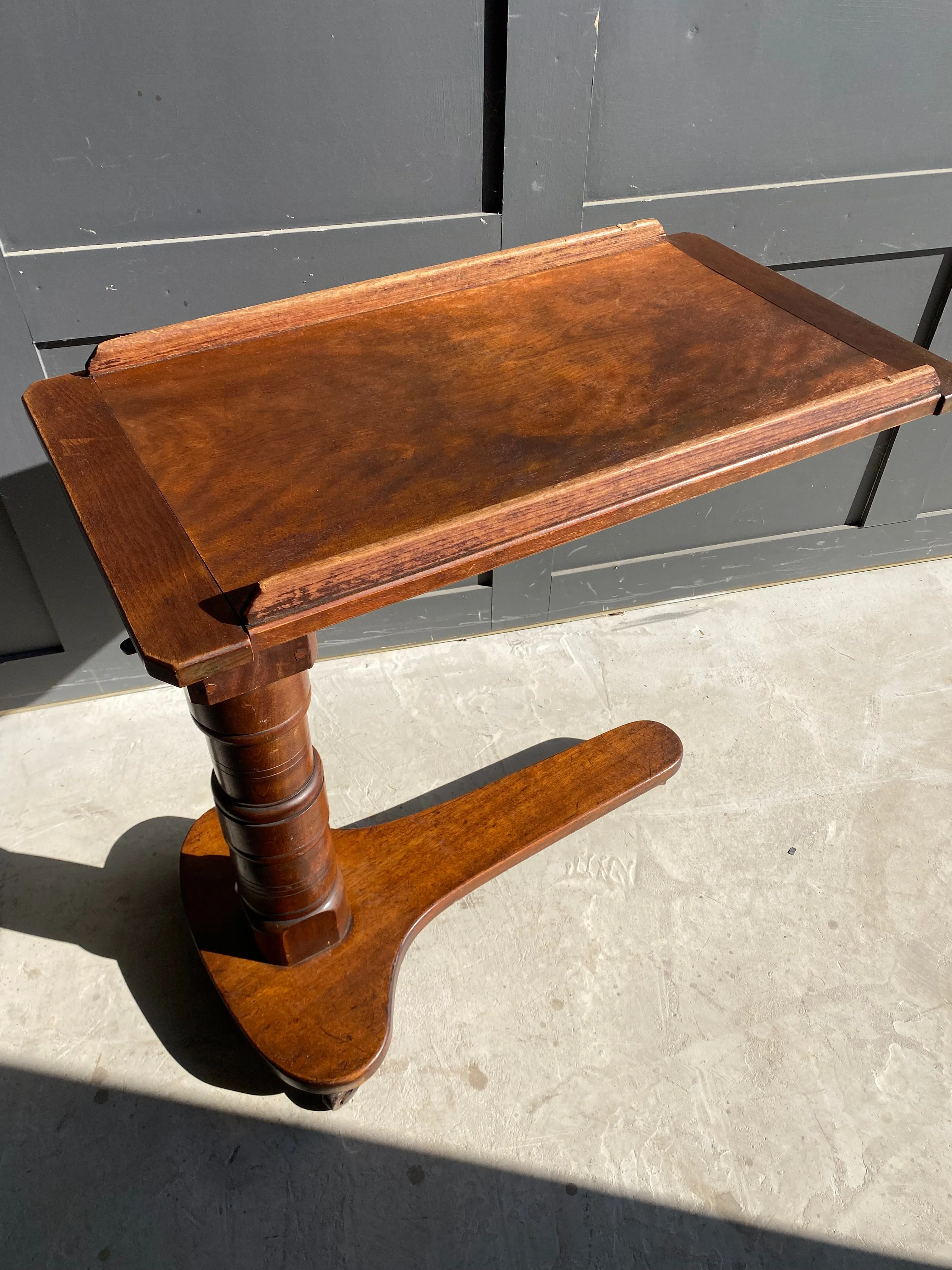 Victorian Mahogany Leveson and Sons adjustable reading table