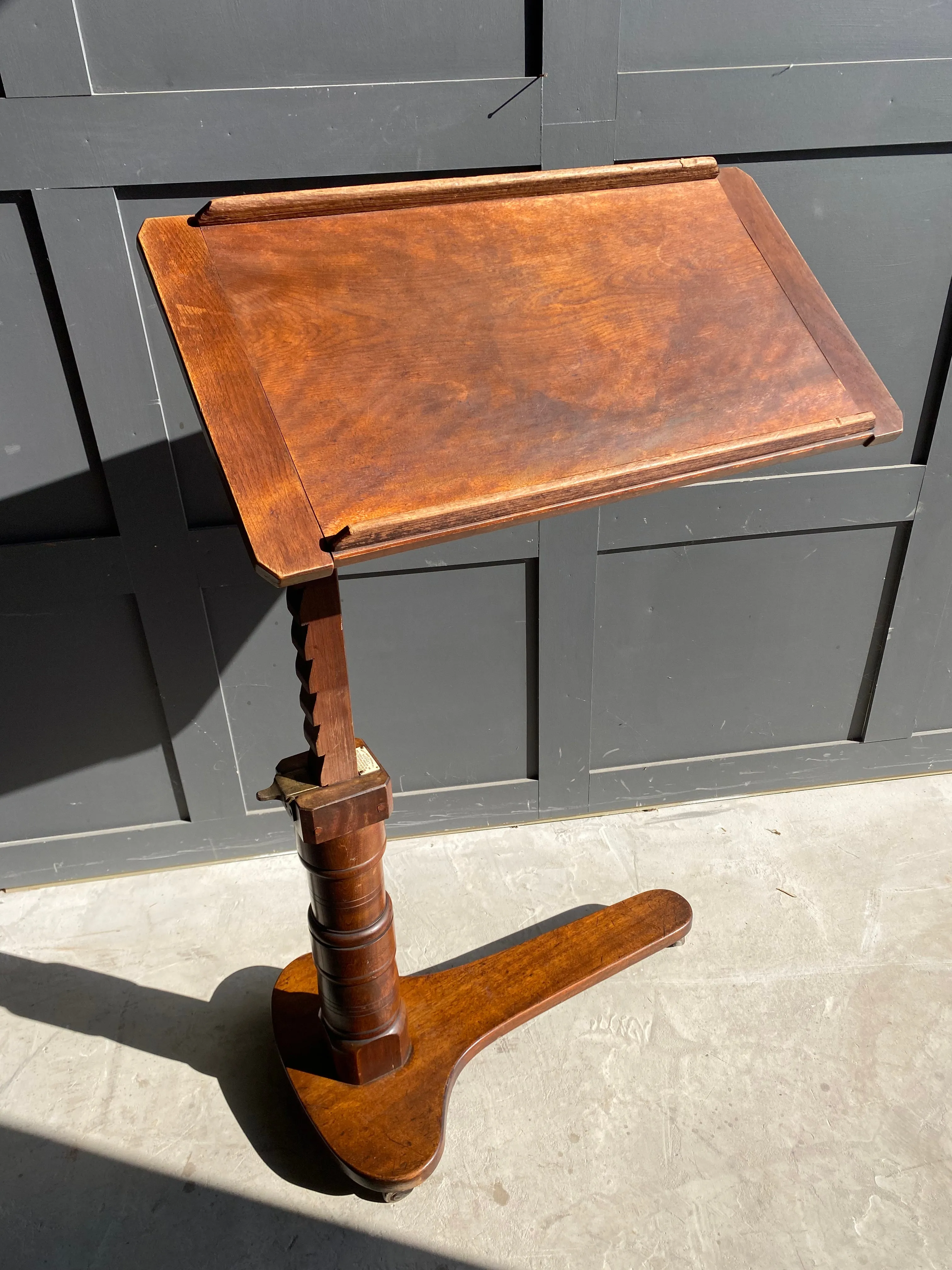 Victorian Mahogany Leveson and Sons adjustable reading table