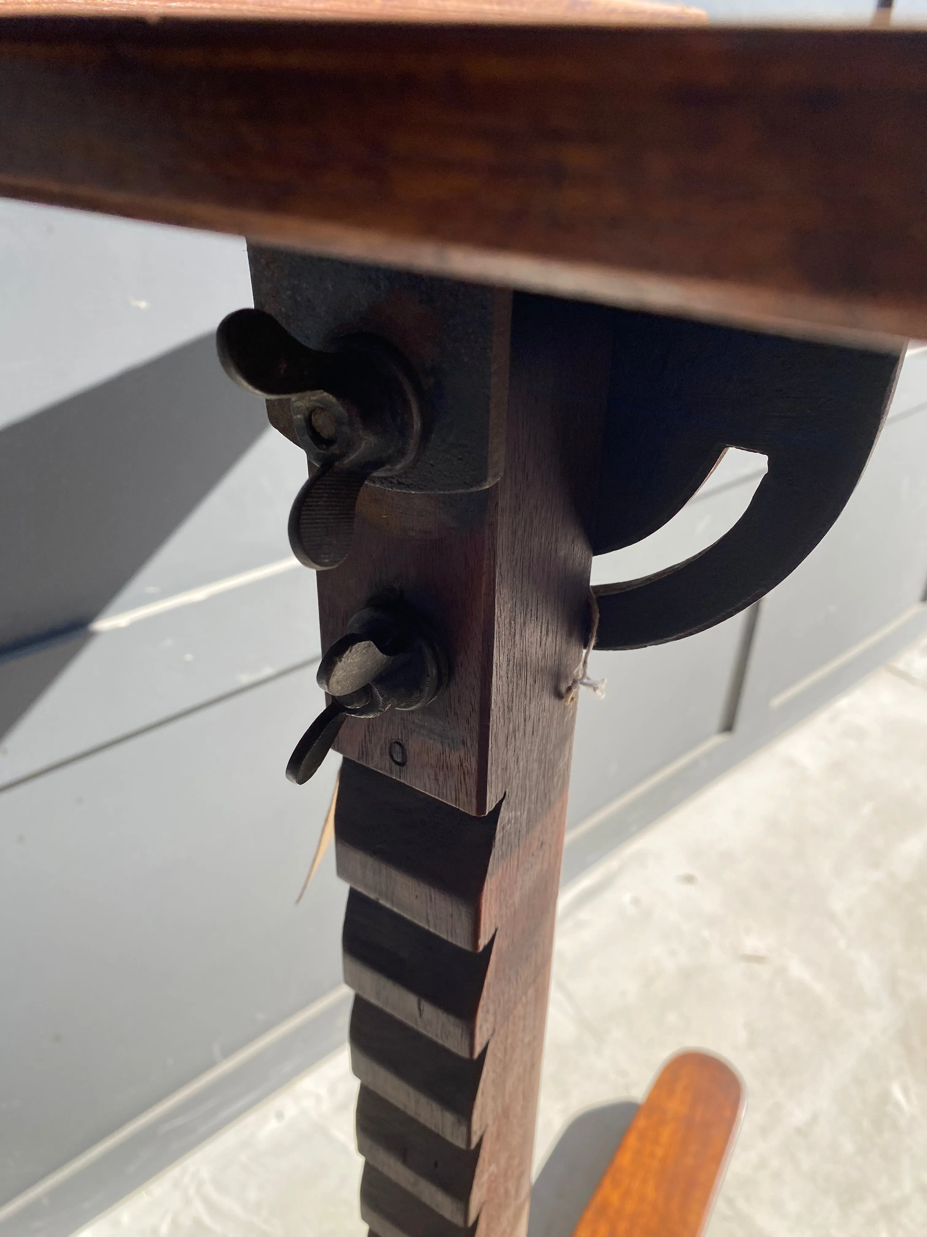 Victorian Mahogany Leveson and Sons adjustable reading table