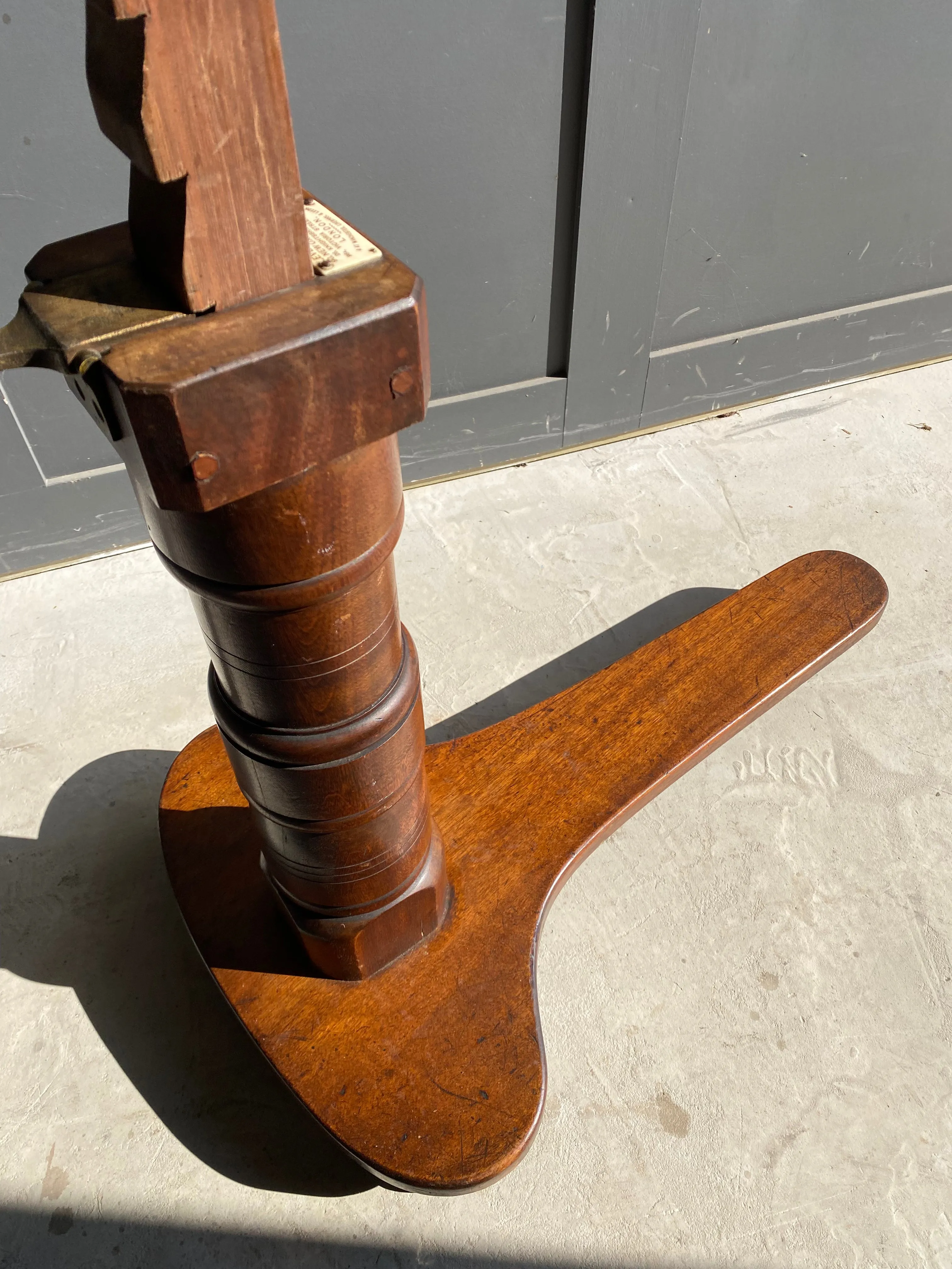 Victorian Mahogany Leveson and Sons adjustable reading table
