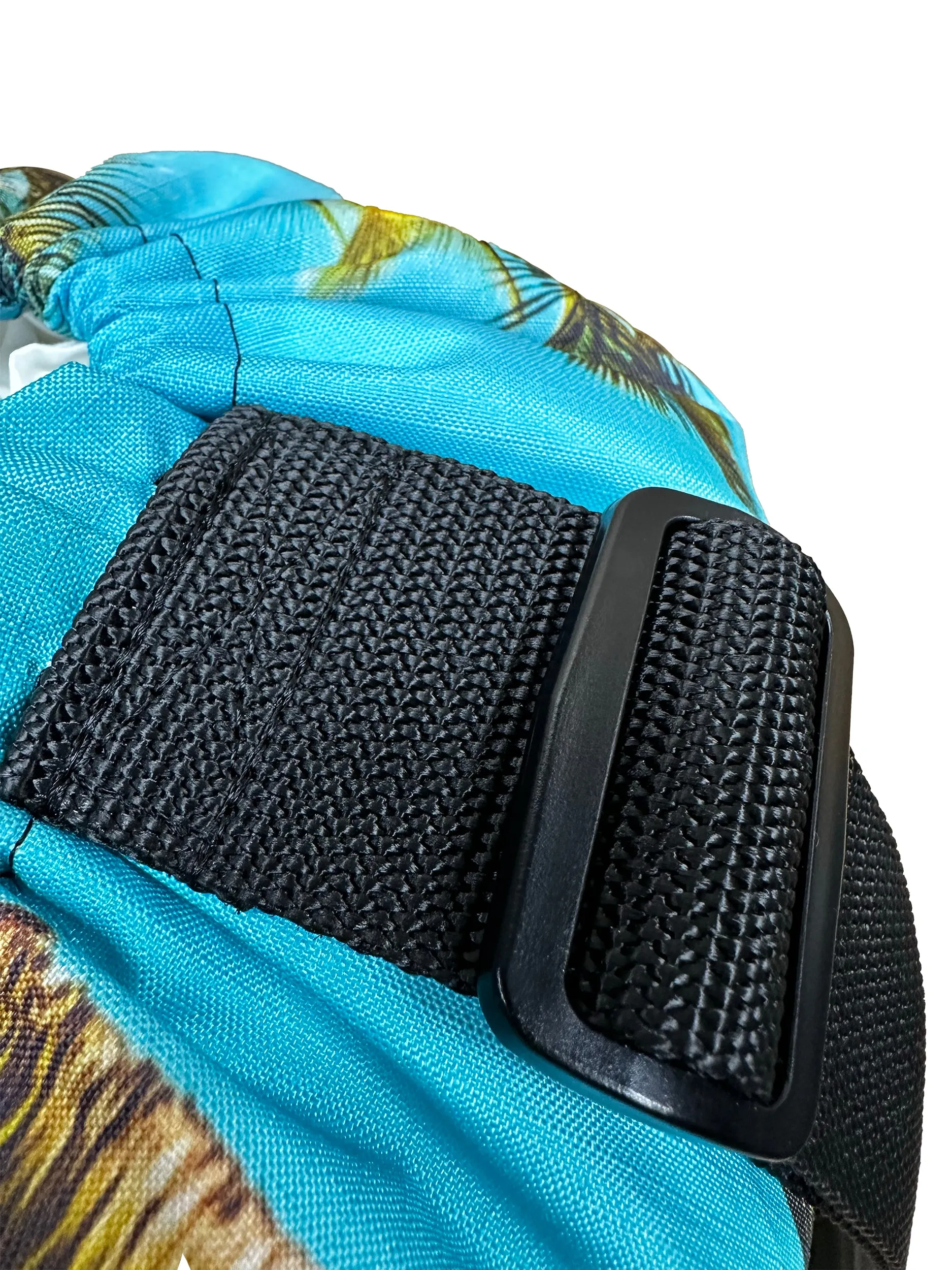 Walker Beach Mesh Net Travel Boat Bag for Snorkeling, Dive, and Swim Gear – USA Made, Tropical Aqua Van