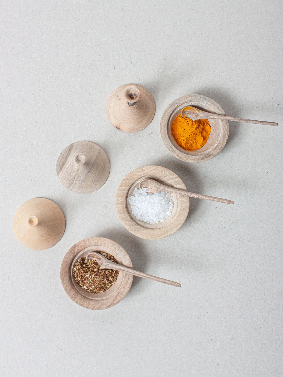 Walnut Wood Tagine Spice Pot