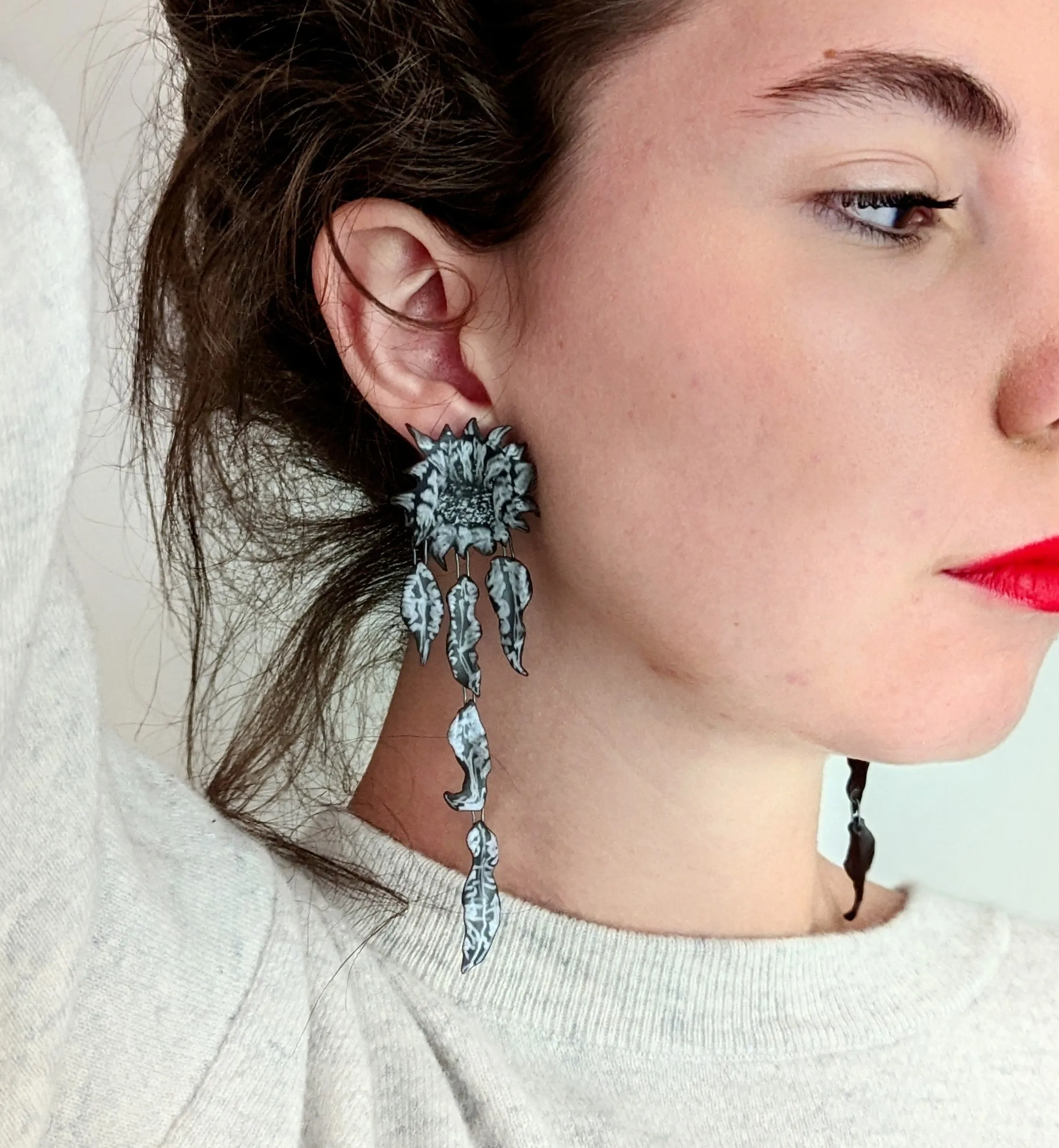 Wilted Flower Earrings